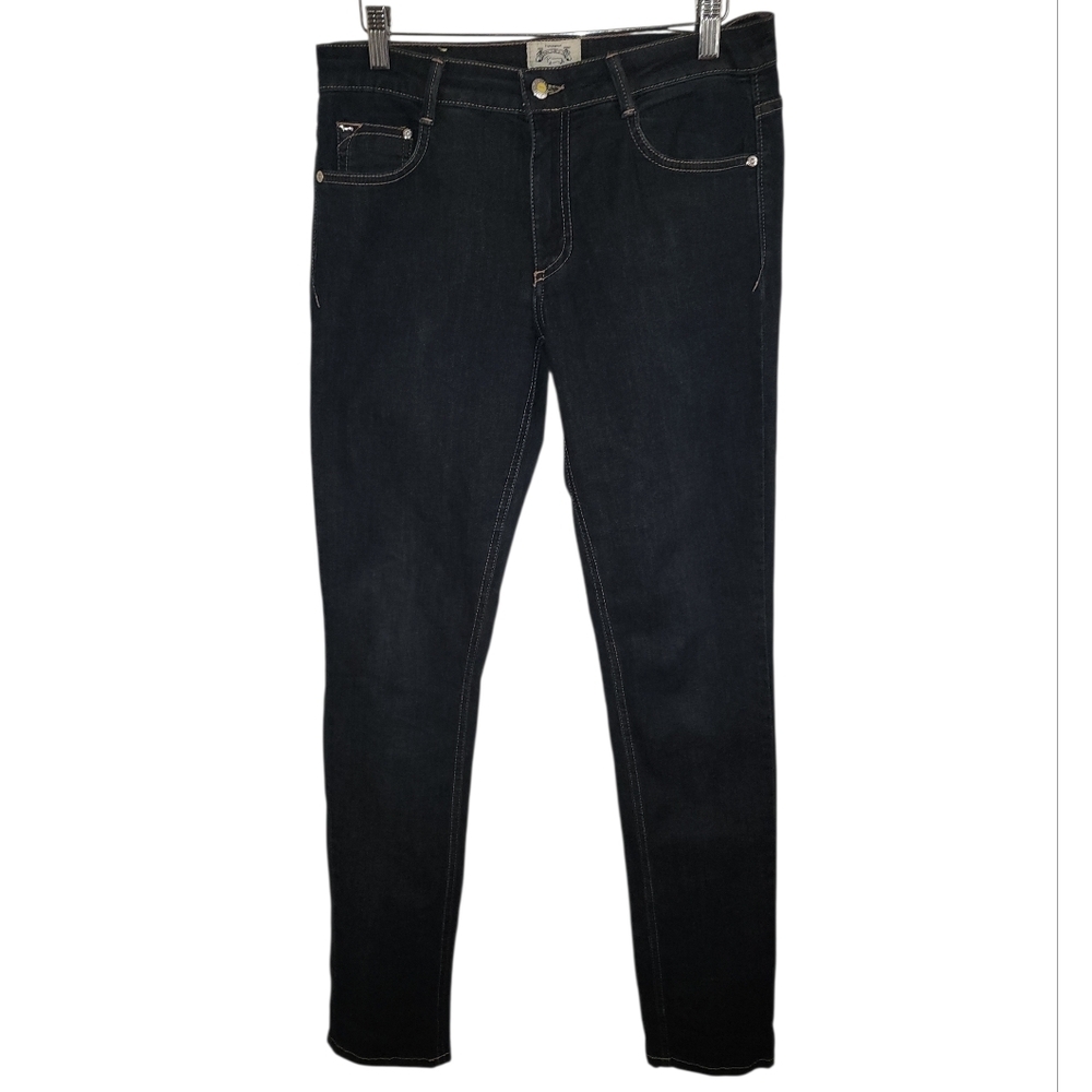 Harmont & Blaine Anna Mid Rise Straight Leg Italian Designer Jeans Women's
